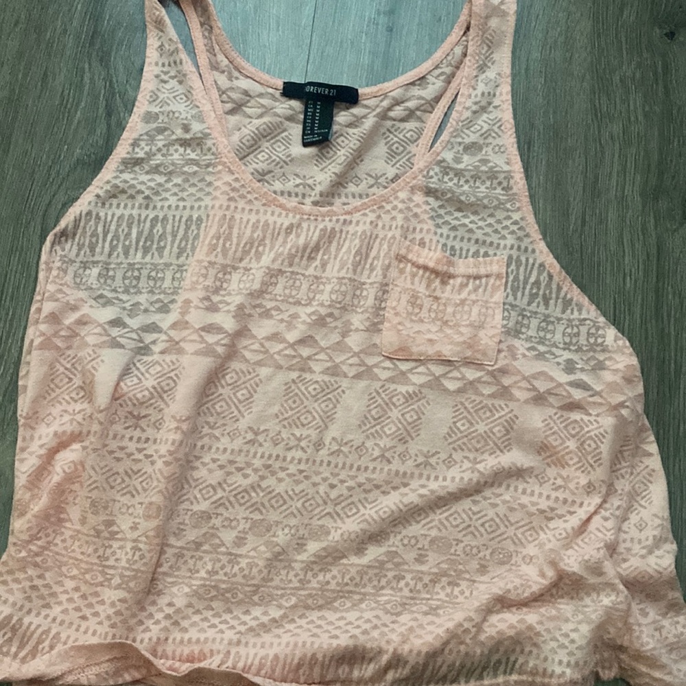 pink see-through tank